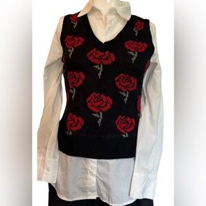 MNWT No Boundaries Juniors' Layered Look Top, Size MEDIUM 7-9